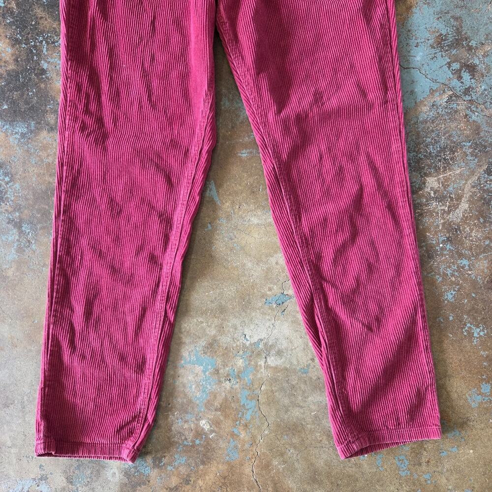 BDG Urban Outfitters Berry Corduroy Mom Pants Size 31 Straight Leg High Rise - Picture 4 of 8